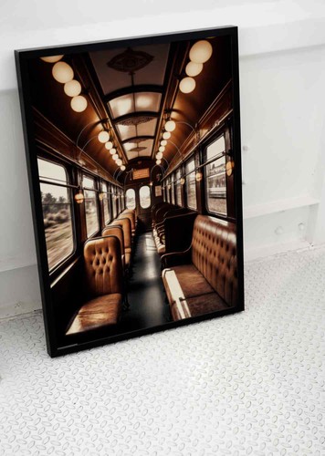 Vintage railway steam train - vintage,