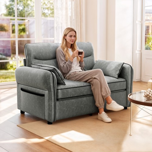 Seater sofa faux leather - seater,