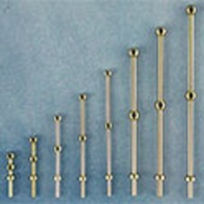 CALDERCRAFT MODEL BOAT 2 HOLE STANCHIONS 6mm up to 40mm & BRASS WIRE 1M LENGTHS