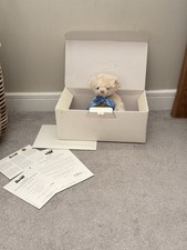 Steiff Prince George Royal Baby Teddy Bear with Button, Medal, and Tag 664113