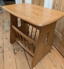 Ercol Magazine Rack /  Side