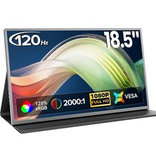 UPERFECT 18.5" 1920x1080 Portable Monitor 120Hz Gaming Monitor PC Screen for PS