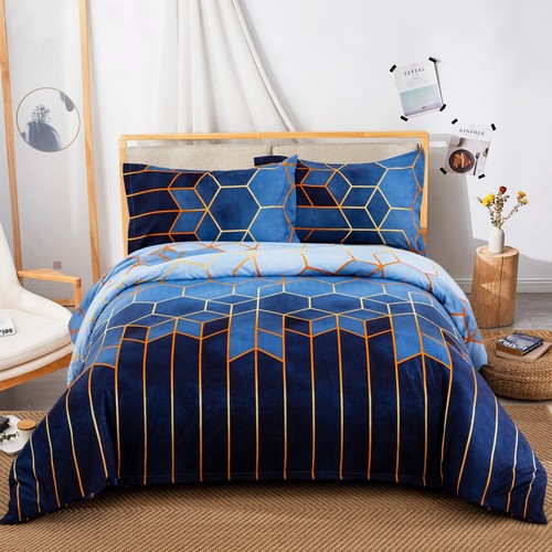 Geometric duvet quilt cover - duvet,