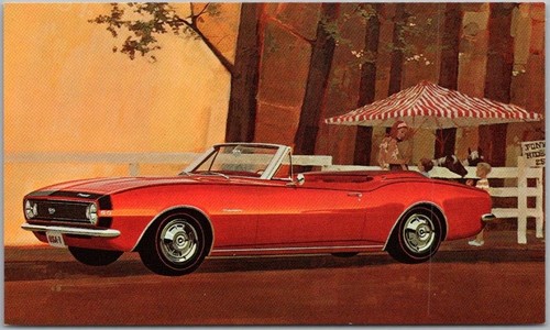 1967 chevy camaro advertising - 1967,