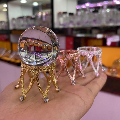 Sphere base crown - sphere, crystal