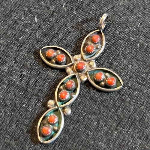 Vintage sterling silver - sterling, coral