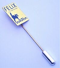 T621) Vintage Felix Cat Vitamins Gevitamineerd tie lapel stick pin Badge
