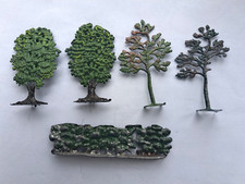 Vintage Lead Farm/Garden Trees And Hedge Models