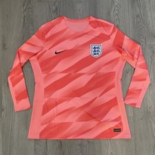 England Lionesses Player Issue Pink Goalkeeper Shirt Nike Women’s XL 