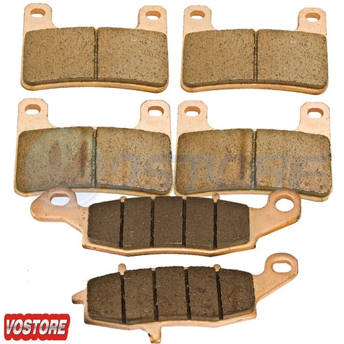Front rear sintered brake pads - front+rear,