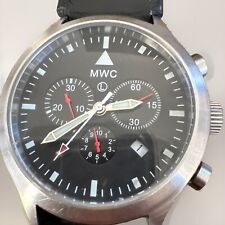 Rare Swiss MWC MIL-TEC MKIV Pilot Military chrono watch - excellent condition.