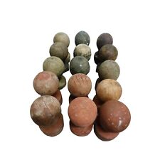 Tent Dolly Rain cap x 2 Wooden Vintage Ex British Army Marquee Very Collectable