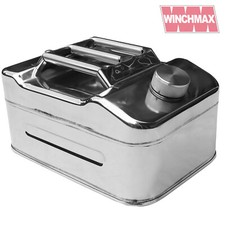  Jerry Can Compact Stainless Steel Fuel Petrol Diesel Oil Water 10L Litre LTR 