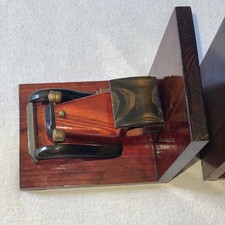 Vintage Classic Car Wooden Bookends Heritage- Pair Excellent Condition