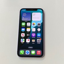 iPhone 12 64GB Purple Unlocked Apple Smartphone Grade D rear camera Damaged