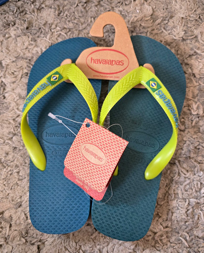Havaianas blue green rubber - blue/green,