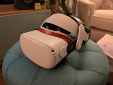 Oculus Quest 2 128gb VR headset Bundle w BoboVR strap & VRCover Facial Interface