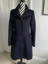 Penny Black Navy Coat Size 8-10. Wool/Mohair. Shaped Fit. Lined.