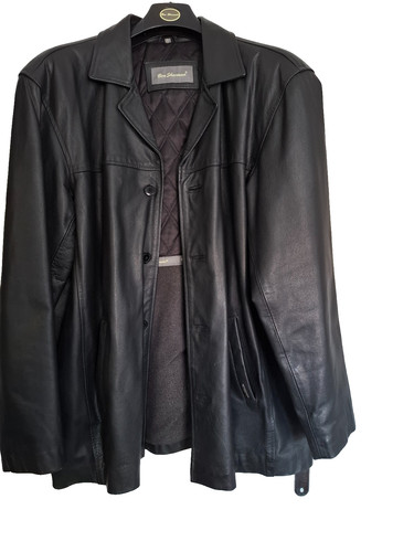 Men leather jacket - men, sherman