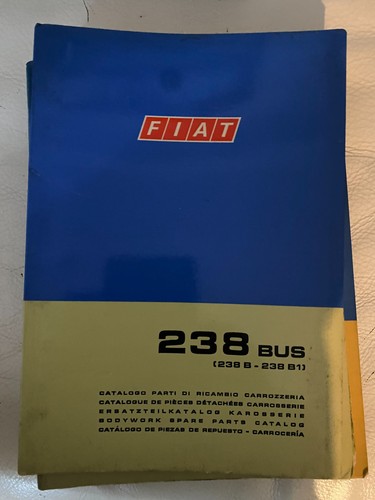 Spare parts booklet 238 bus - spare,