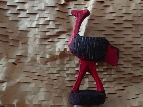 Hand carved wooden african - carved,