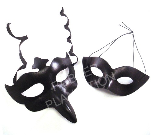 Black leather look - look, venetian
