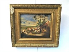 Antique framed oil painting