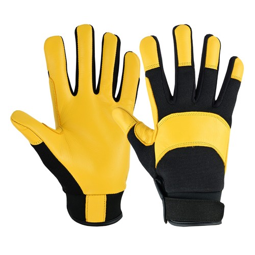Leather work gloves gardening - gloves,