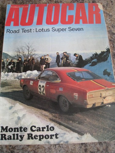 Autocar jan 1970 lotus super - autocar,