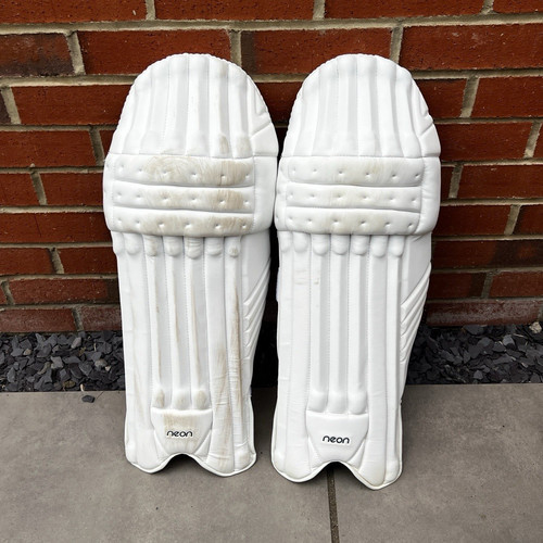 Neon cricket batting pads - cricket,