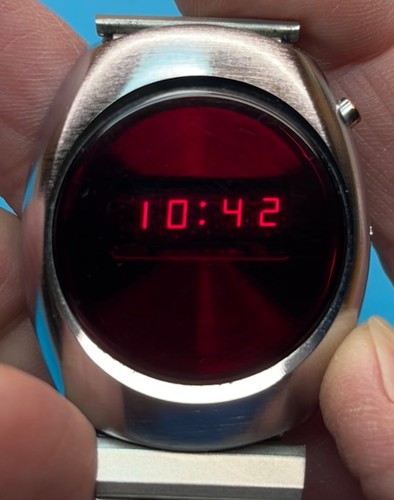 Rare vintage optel led watch - vintage,