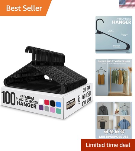 Plastic hangers 100 pack - hangers,