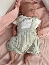 Reborn Ashley Asleep Doll Kit In Very Good Condition Fits into Premie Clothing