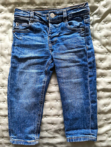 Zara blue denim regular jeans - zara,