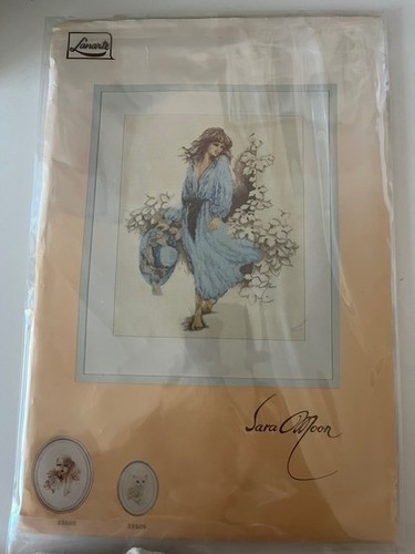 Sara moon cross stitch kit - moon,