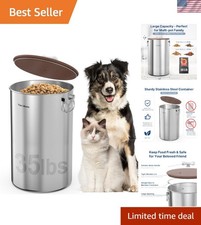 Large Capacity 35 lbs Pet Food
