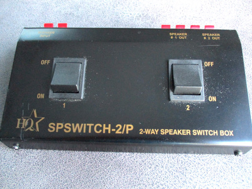 Way speaker switch box audio - way,