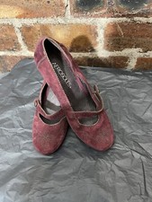 AEROSOLES CLARET SUEDE WEDGE