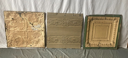 Lot antique tin ceiling - lot,