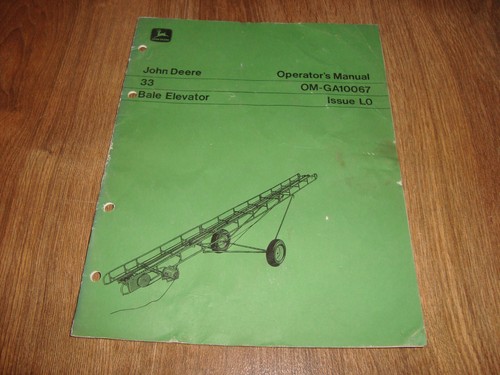 John deere operators manual - john,