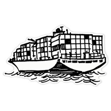 'Container Ship' Decal
