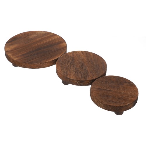 3pcs wood flowerpot - 3pcs, rack