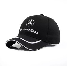 Mercedes Embroidered Baseball Cap Hat  Black UK