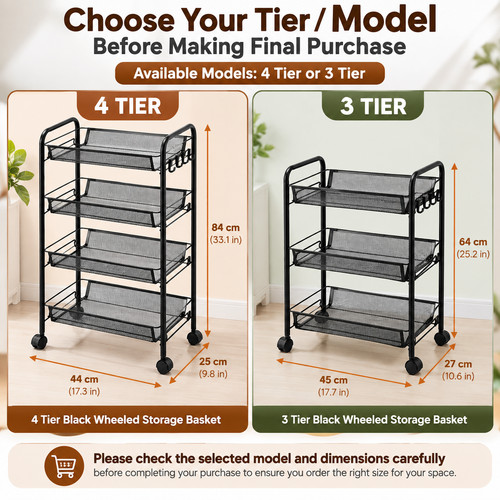 Tier storage trolley - tier,