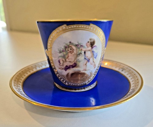 Antique french painted - antique,