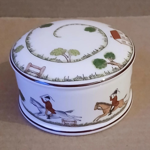 Coalport hunting scene - coalport,