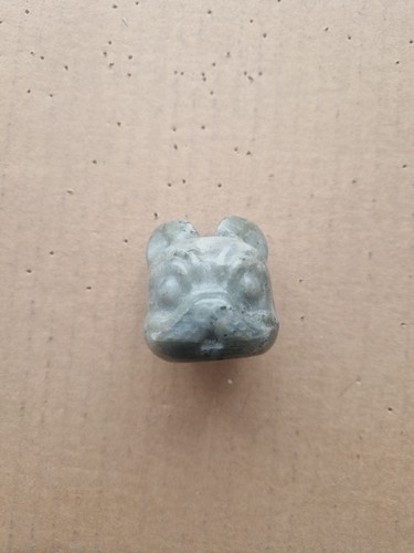 French bull dog head stone - bull,