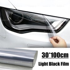 30*100cm Light Black Car Headlight Lamp Film Protector Tint Sticker Accessories