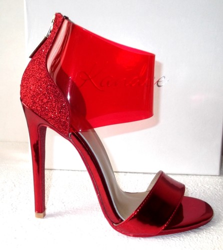 Bnwb kandee red pvc ankle - bnwb,