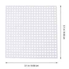 50Pcs Square Plastic